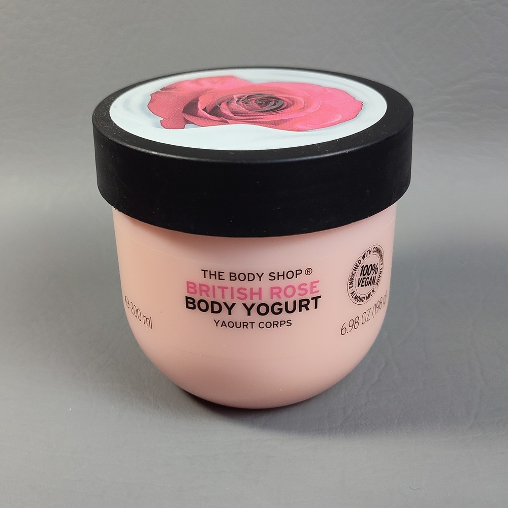 The Body Shop British Rose Body Yogurt 6.98 oz. 100% Vegan